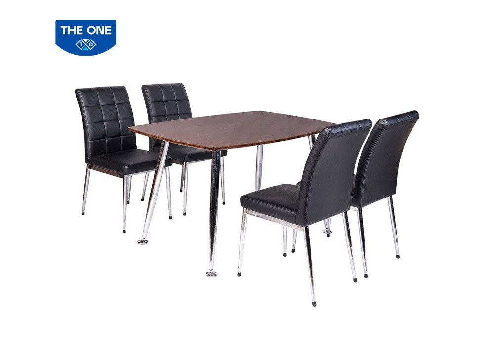 Bàn ghế ăn khung thép