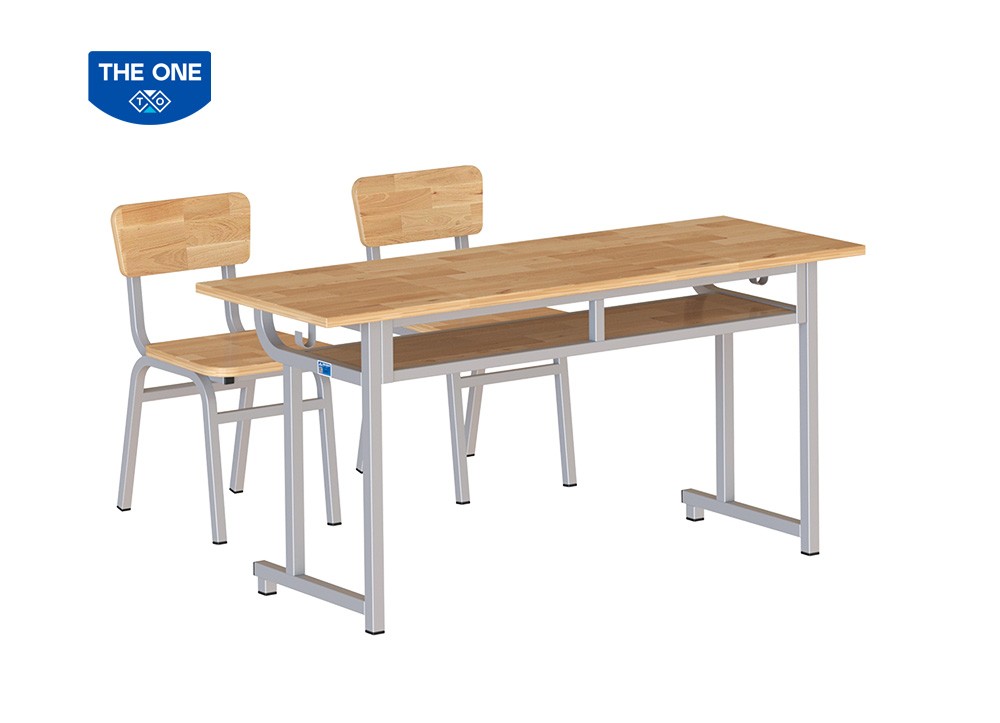 Bàn học sinh gỗ tự nhiên