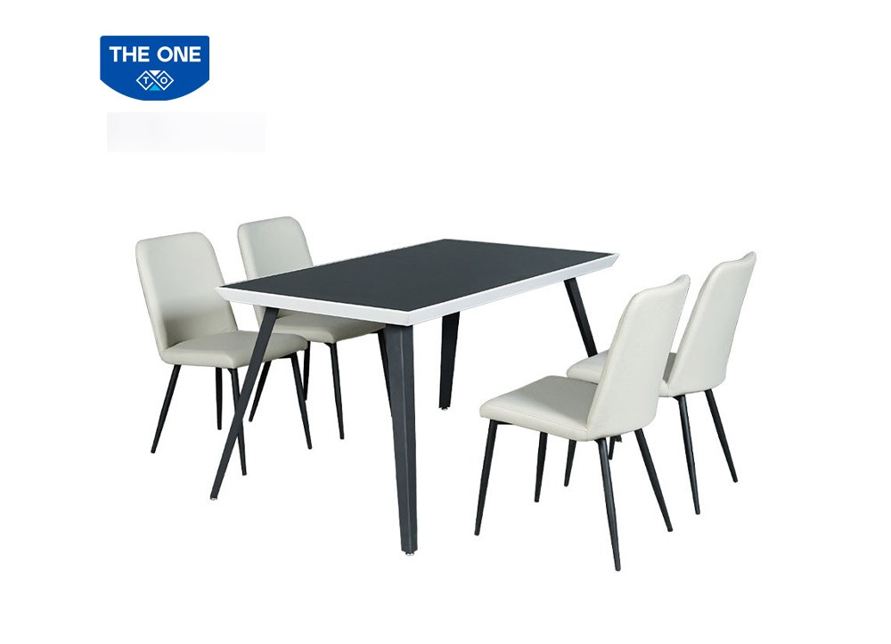 Bàn ghế ăn khung thép