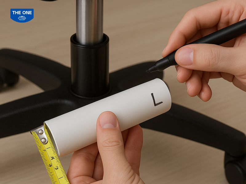 Cắt ống PVC có độ dài phù hợp, mài nhẵn 2 đầu