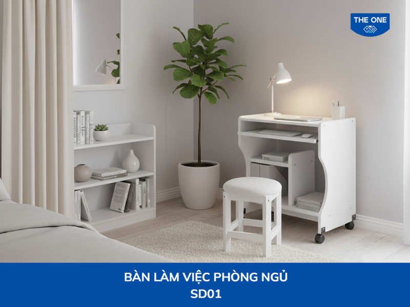 Khi làm việc, bạn nên kéo rèm che gương để tăng sự tập trung và tránh bị phân tâm