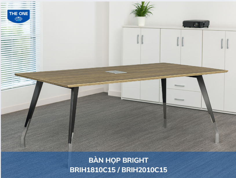 Mẫu bàn họp hình chữ nhật cho các nhóm nhỏ dưới 6 người