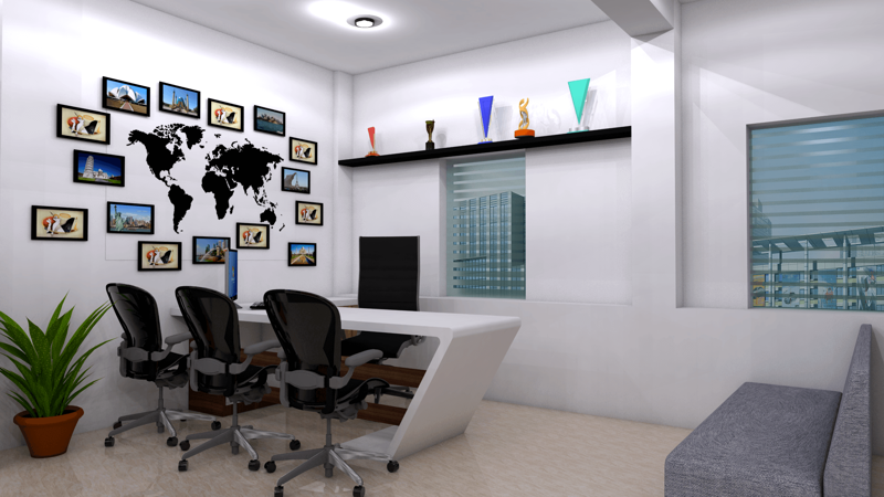 Treo tranh và poster nghệ thuật về những địa danh nổi tiếng trong và ngoài nước, để tăng tính thẩm mỹ cho không gian làm việc chung. (Nguồn ảnh: Internet)
