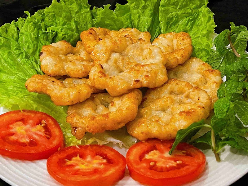 chả mực tôm ăn dặm cho bé