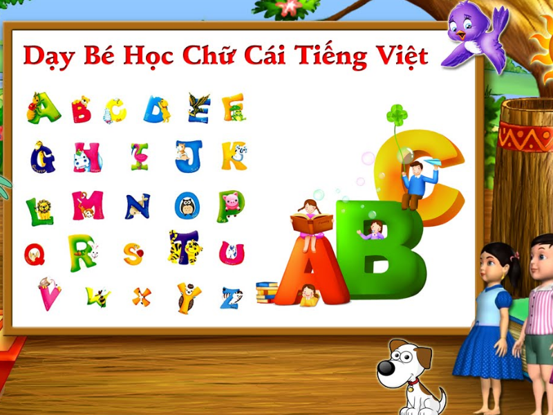 dạy bé bảng chữ cái