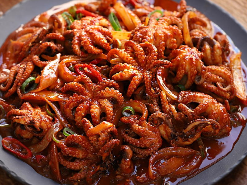 các món làm từ hải sản