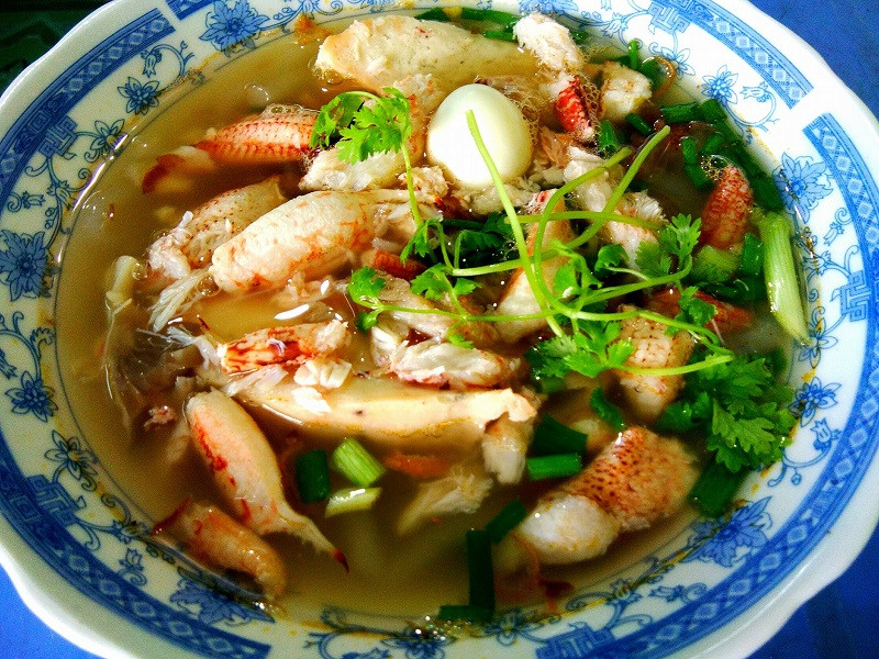 canh ghẹ cho bé
