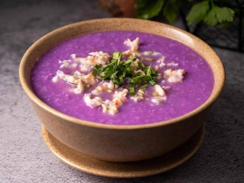 canh khoai mỡ nấu tôm