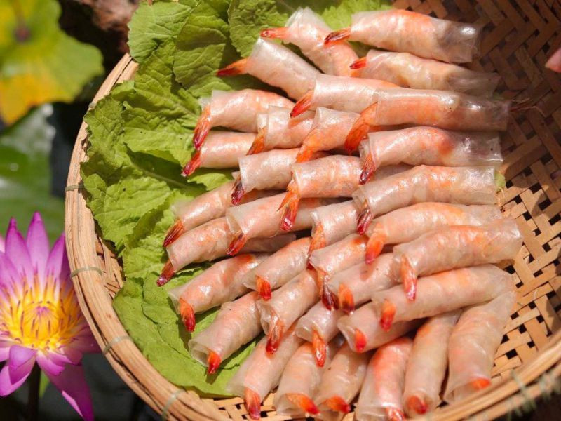 chả tôm cho bé