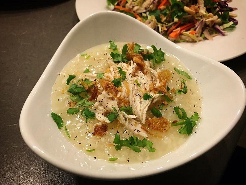 cháo gà cho bé ăn dặm