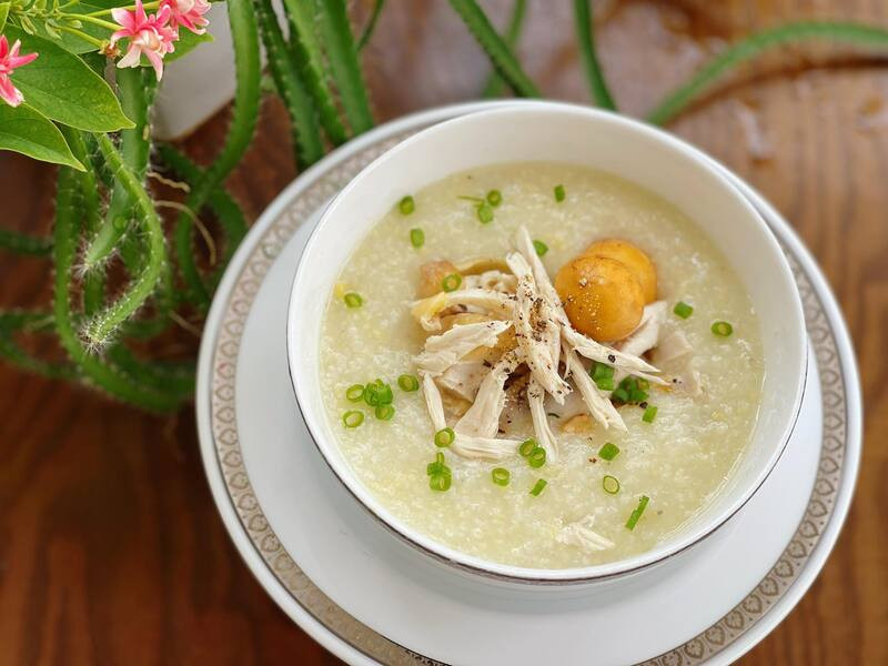 cháo vịt cho trẻ