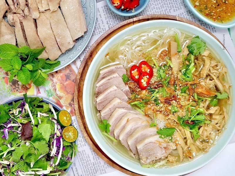 cách làm bún măng vịt