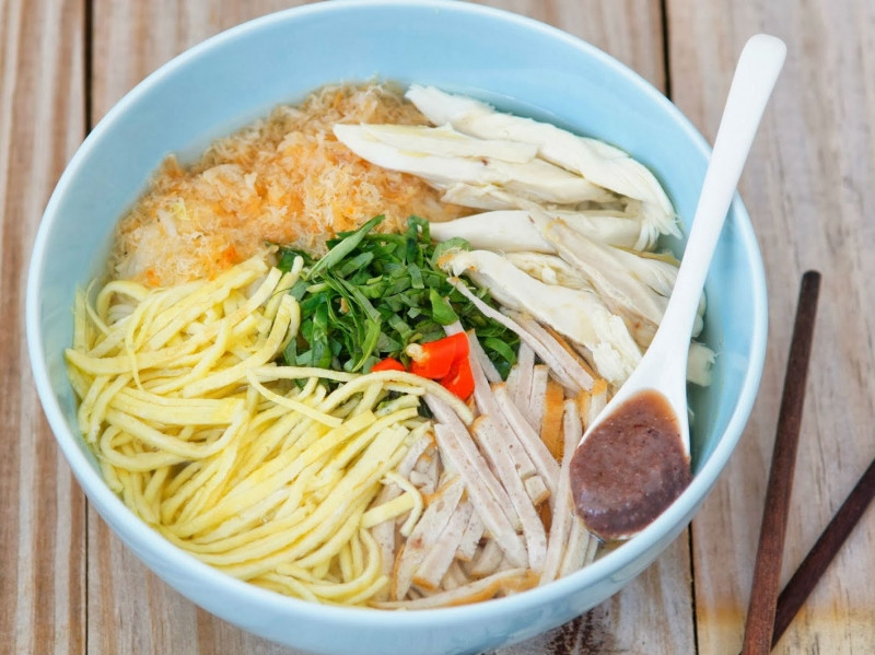 cách nấu bún thang