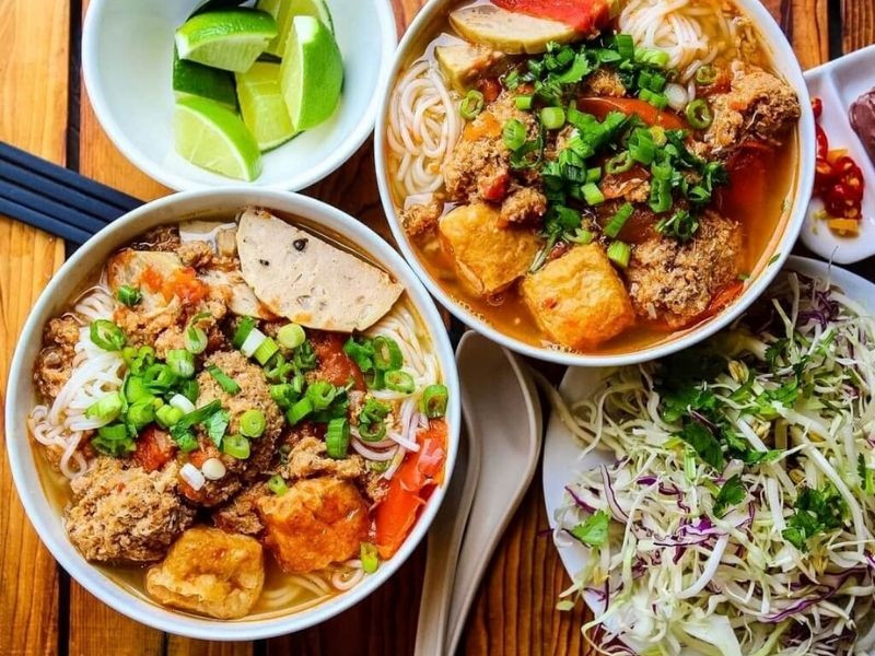 cách nấu bún riêu