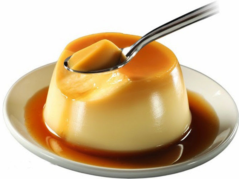 bánh flan cho bé