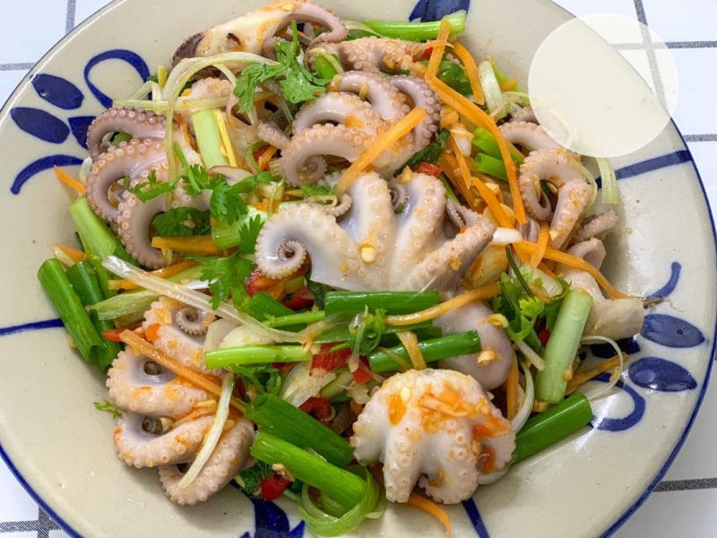 gỏi bạch tuộc