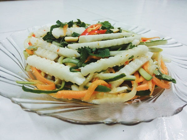 nộm gà củ đậu