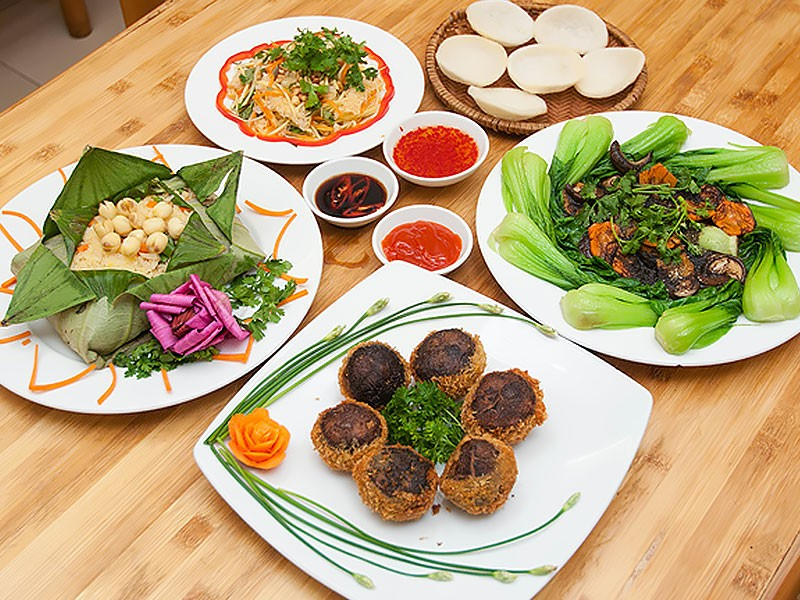 thực đơn chay cho bé