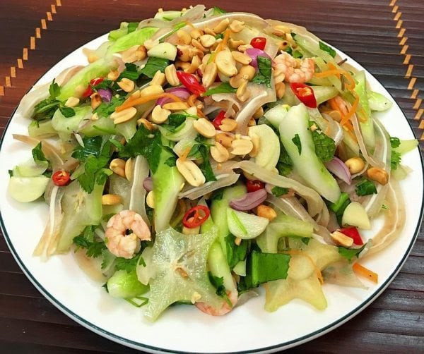 nộm tai heo dưa chuột