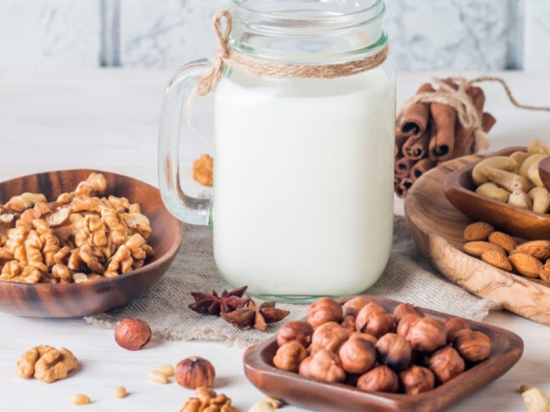cách nấu sữa hạt cho bé