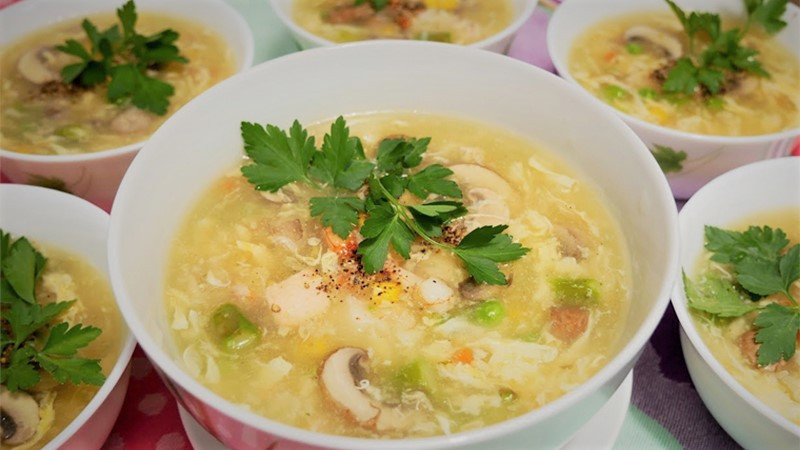 cách nấu súp thịt heo