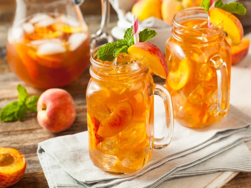 cách pha chế trà trái cây
