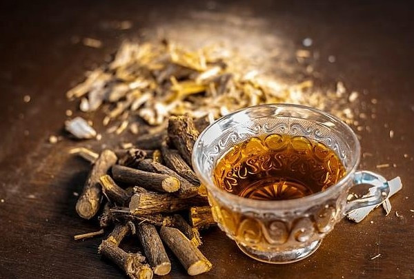 trà cam thảo chữa ho