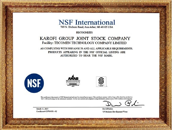 chung-nhan-tieu-chuan-nsf-ansi-58-karofi