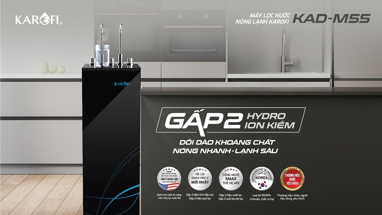 gap-2-hydro-ion-kiem-may-loc-nuoc-nong-lanh-karofi-kad-m55
