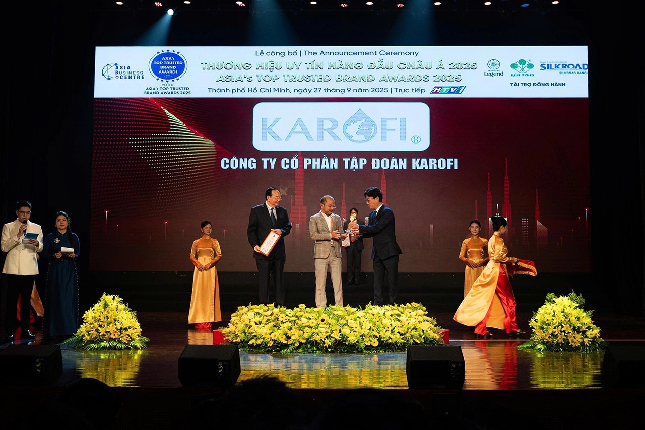 karofi-nhan-giai-thuong-hieu-uy-tin-hang-dau-chau-a-2025