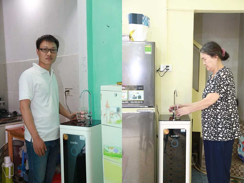 Hình ảnh khách hàng mua Máy lọc nước karofi optimus o i129 a