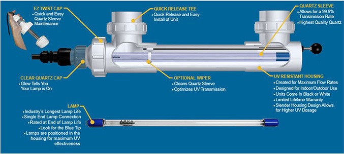 Tác dụng của đèn UV trong máy lọc nước