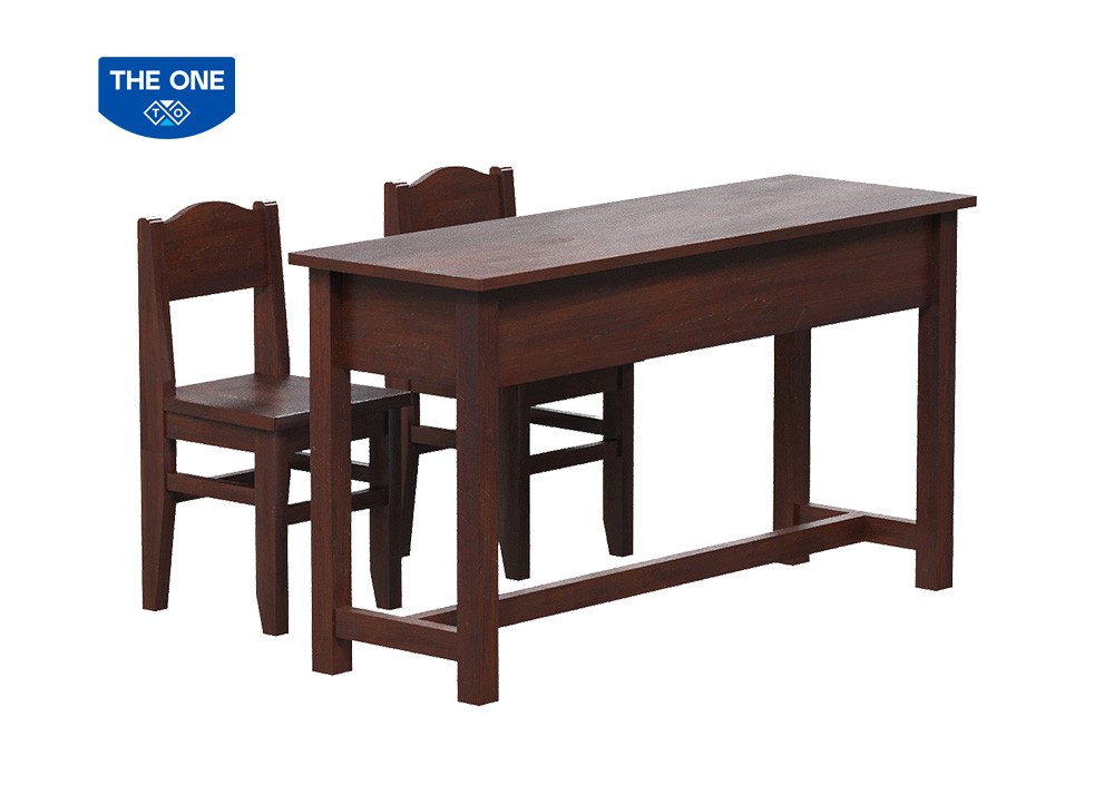 BÀN HỌC SINH GỖ TỰ NHIÊN THE ONE 
BHS501-3+GHS501-3/BHS501-4 + GHS501-4