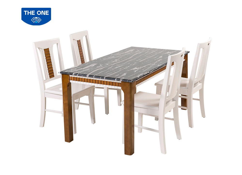 Bàn ghế ăn cao cấp THE ONE HGB68A-B - HGG68