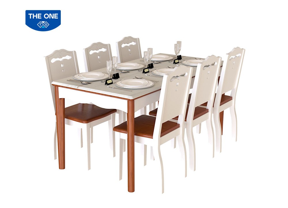 Bàn ghế ăn cao cấp THE ONE HGB70A-B  -  HGG70