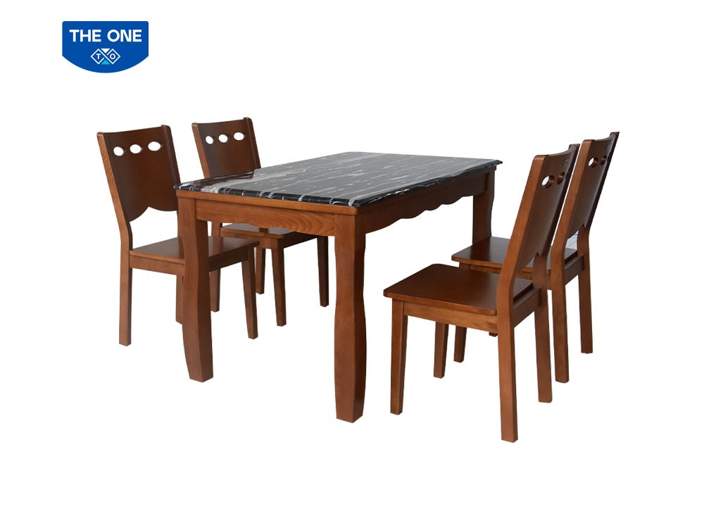 Bàn ghế ăn cao cấp THE ONE HGB74A-B - HGG74