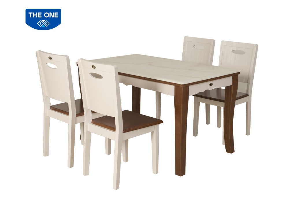 Bàn ghế ăn cao cấp THE ONE HGB75A-B - HGG75