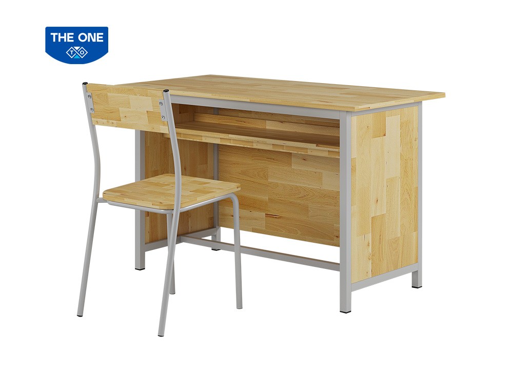 BÀN GHẾ GIÁO VIÊN GỖ TỰ NHIÊN THE ONE 
BGV101G-GGV101G