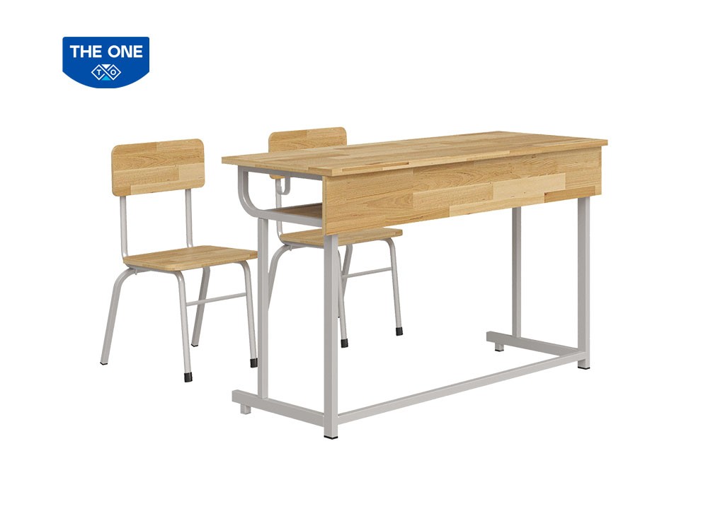 BÀN HS CẤP 1 -2 GỖ TỰ NHIÊN THE ONE 
BHS102AG / GHS102AG / BHS102BG / GHS102BG