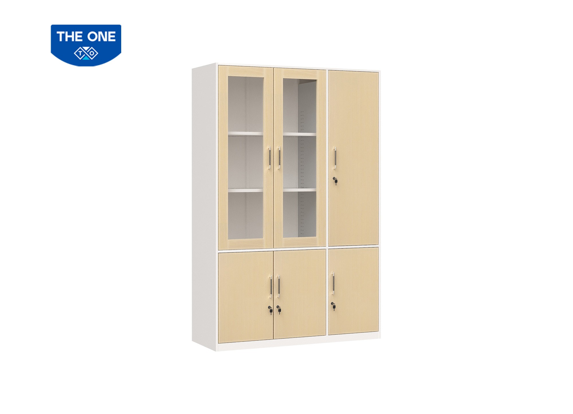 TỦ SẮT CÁNH GỖ THE ONE 
TU09K5GM