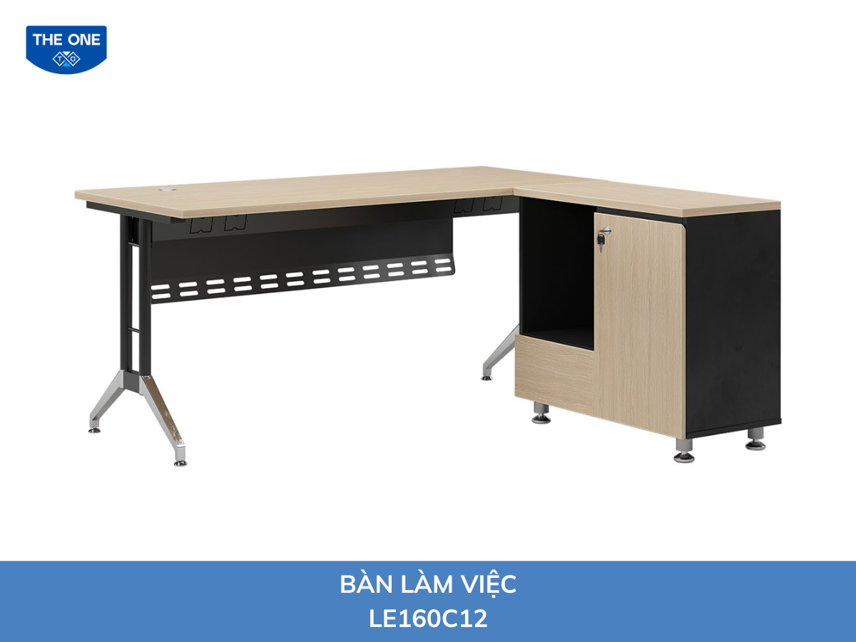 Bàn lãnh đạo kích thước: Rộng 1600 x Sâu 700 x Cao 750mm - Màu gỗ M6, M52.