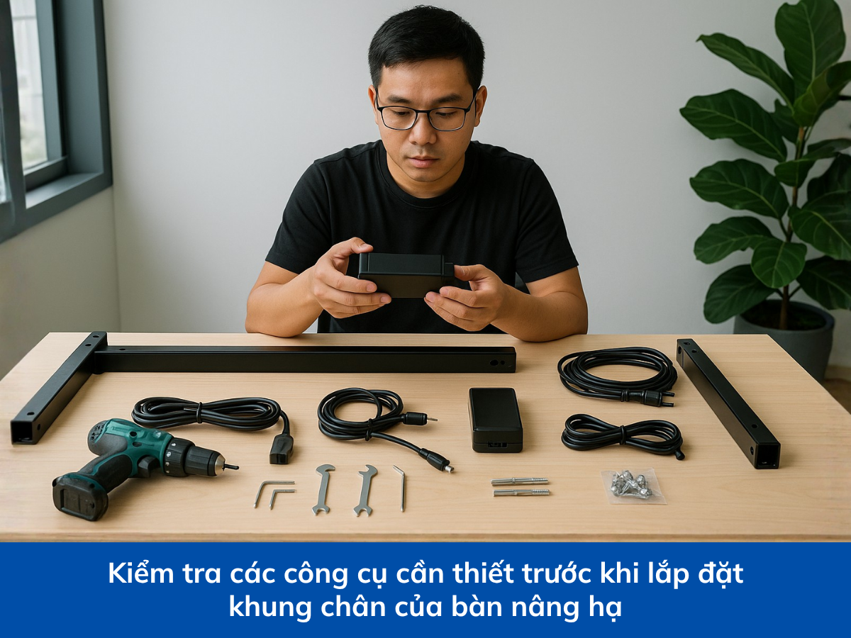 cách lắp ráp bàn làm việc