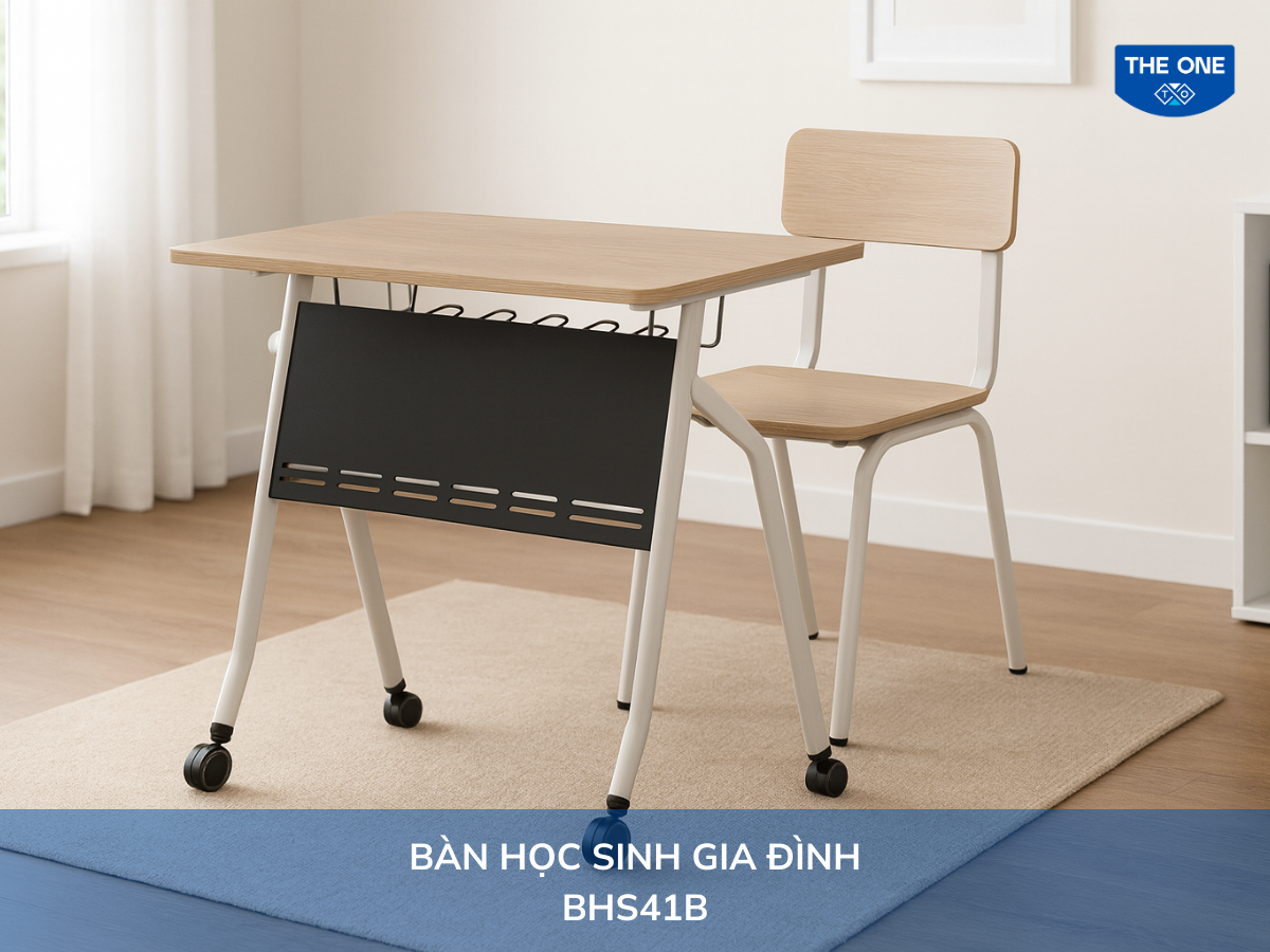 Kê bàn học theo nguyên tắc “Tọa sơn hướng thủy” để thu hút năng lượng tích cực. 