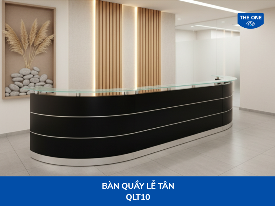 Mẫu quầy cánh cung là điểm nhấn hoàn hảo cho các spa, thẩm mỹ viện.