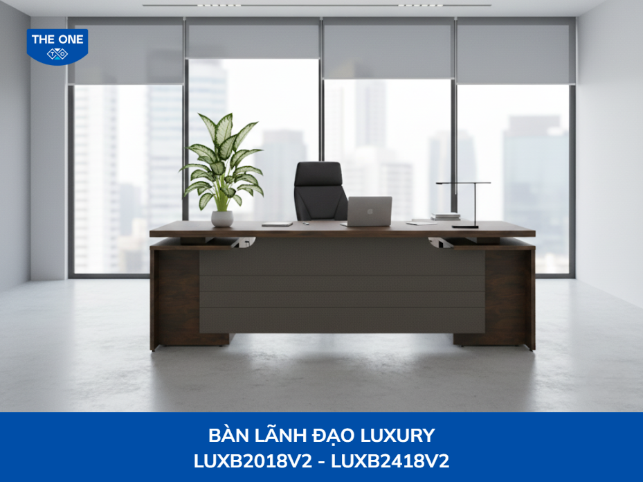 Cây bạch mã hoàng tử đặt trên bàn làm việc tạo nên một không gian sang trọng và đầy vượng khí.