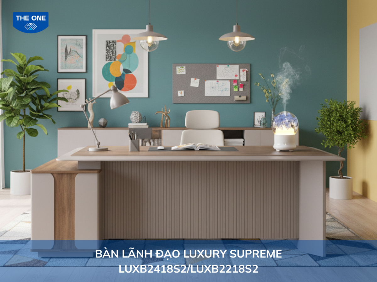 Trang Trí Bàn Làm Việc Tại Văn Phòng - 3 Phong Cách, Nguyên Tắc Phối Hợp & Ranh Giới Với Lộn Xộn