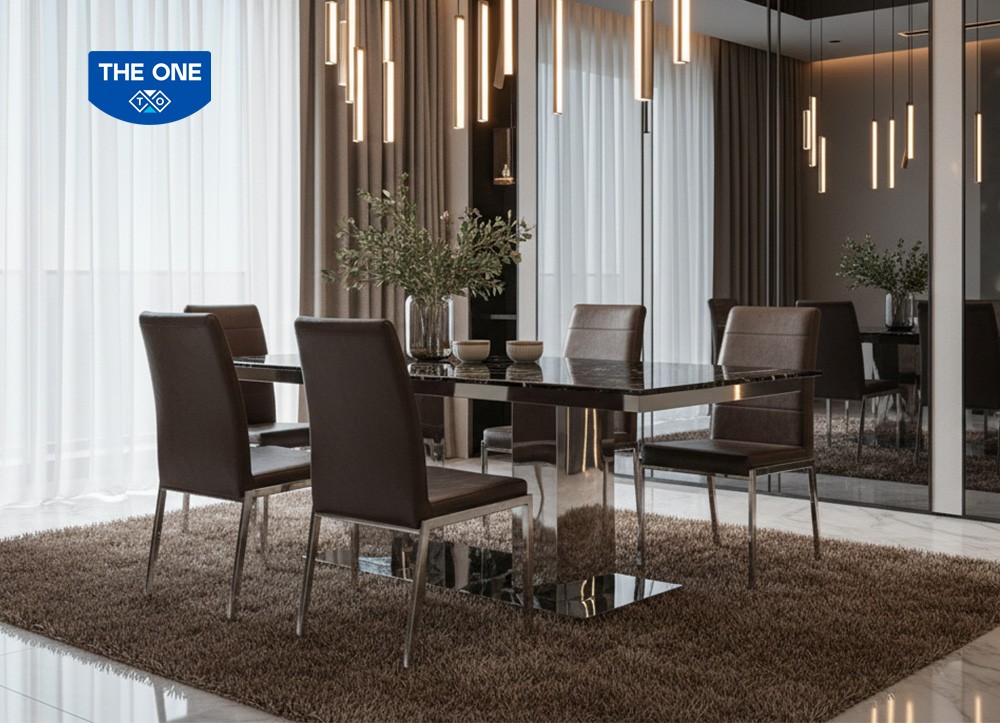 BÀN GHẾ ĂN INOX THE ONE 
B61 - G61