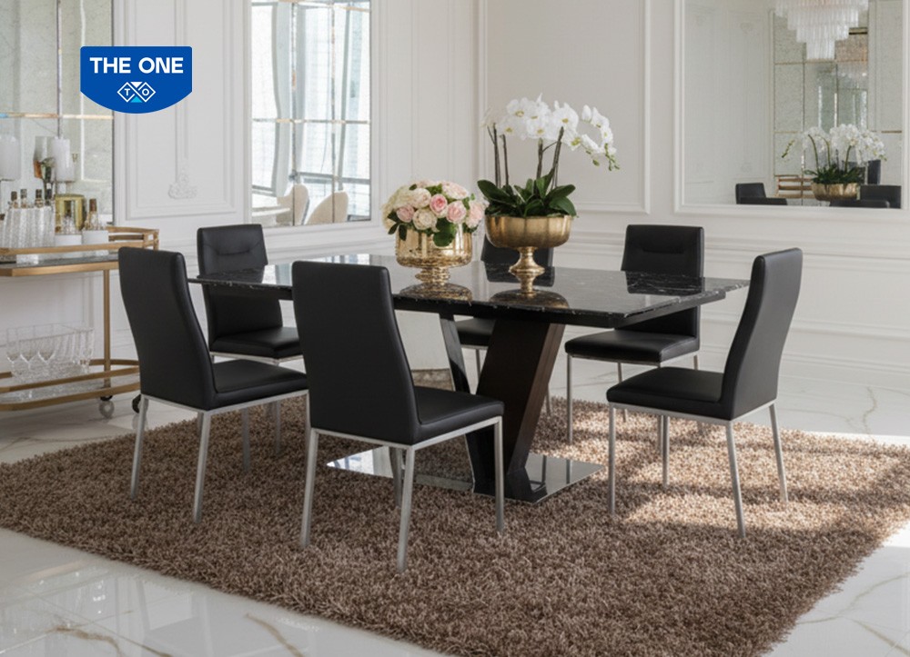 BÀN GHẾ ĂN KHUNG THÉP THE ONE 
B63 - G63