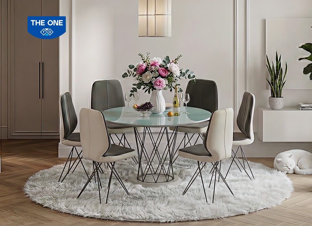BÀN GHẾ ĂN KHUNG THÉP THE ONE 
BA508 - GA508