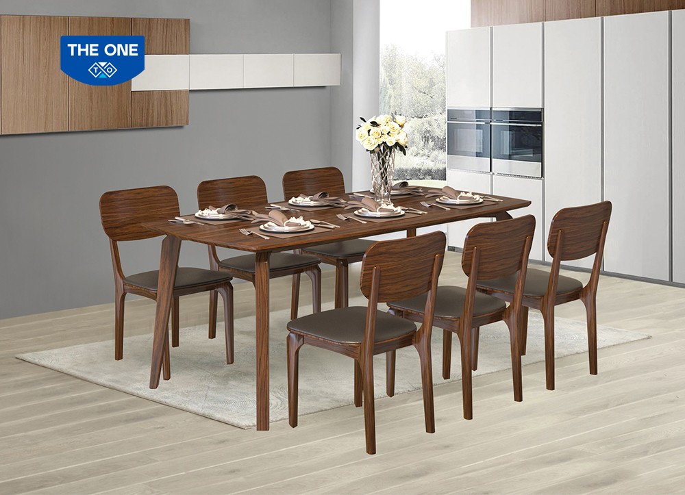 BÀN GHẾ ĂN GỖ SƠN HIGH GLOSSY THE ONE 
BA504A / BA504B / GA504